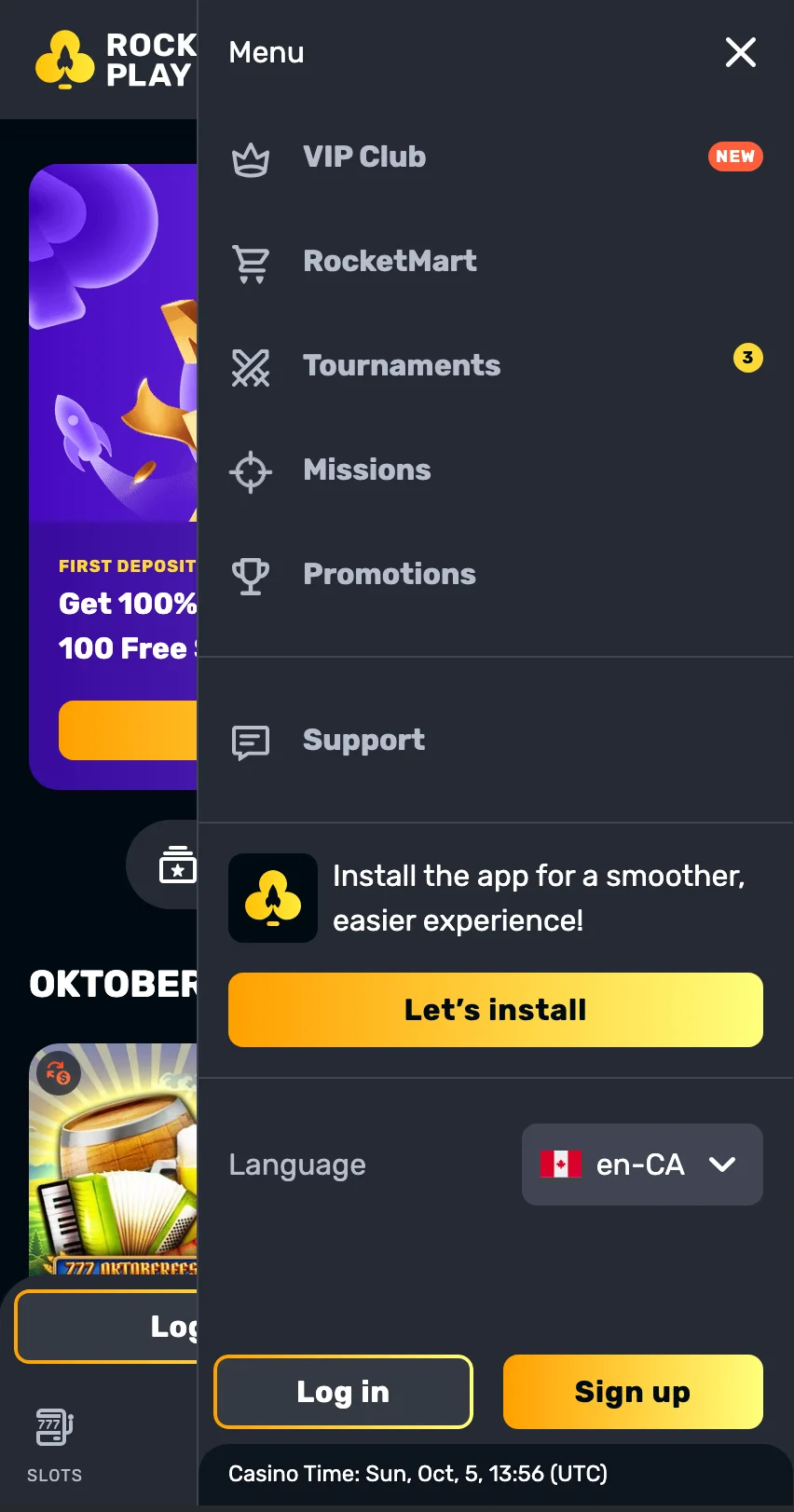 RocketPlay Mobile