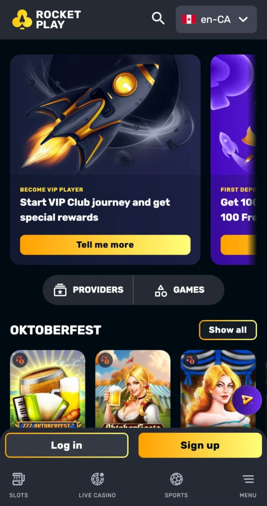 RocketPlay Bonus Casino
