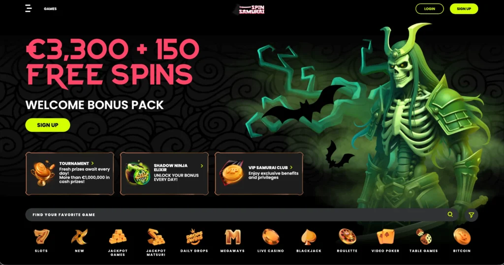 Spin Samurai Casino Review