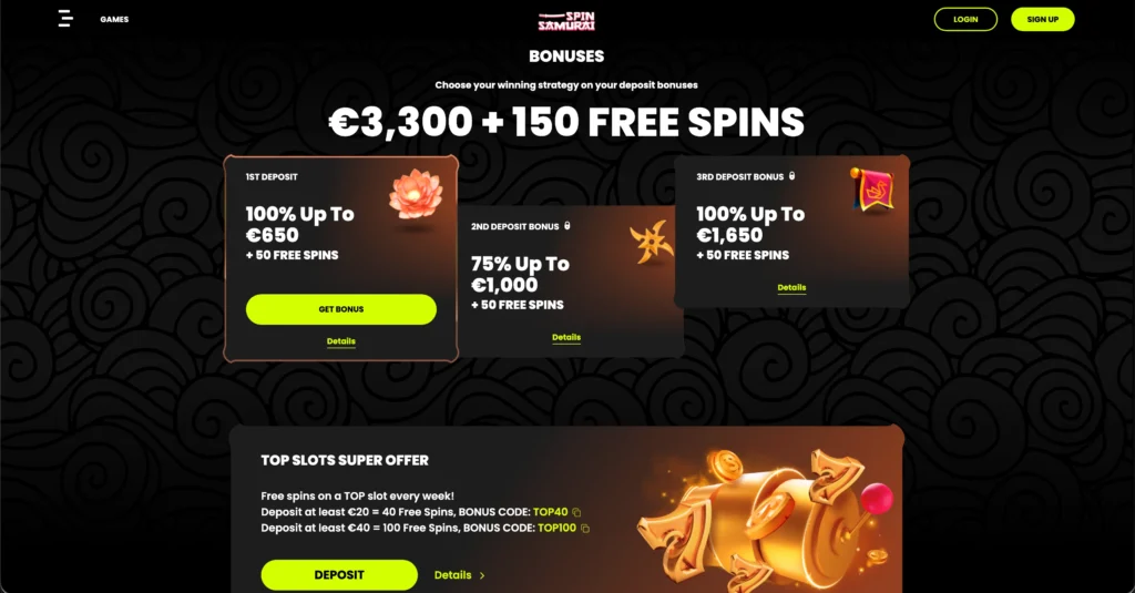 Spin Samurai Casino Review