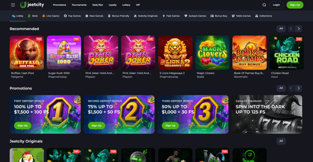JeetCity Casino Review Canada