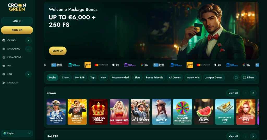 Crowngreen Casino review