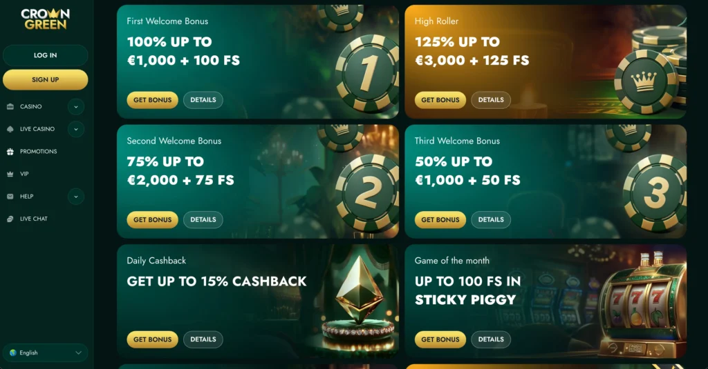 Crowngreen Casino review