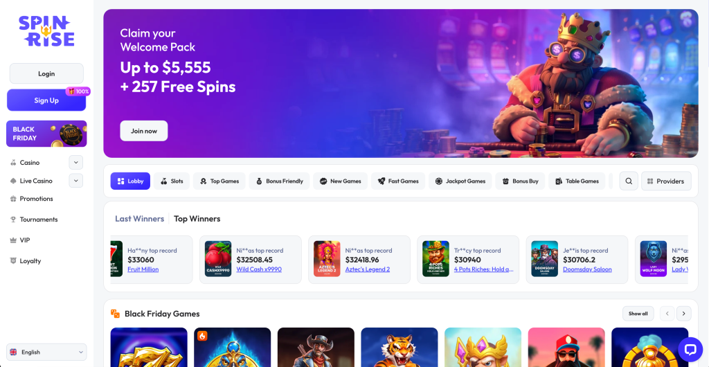 Spinrise Casino review
