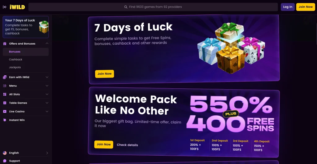 iWild Casino review